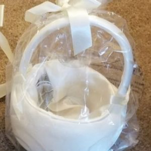 3in Flowergirl basket - Ivory